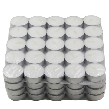 Wholesale Wedding White Unscented Tea Light Candle 12g